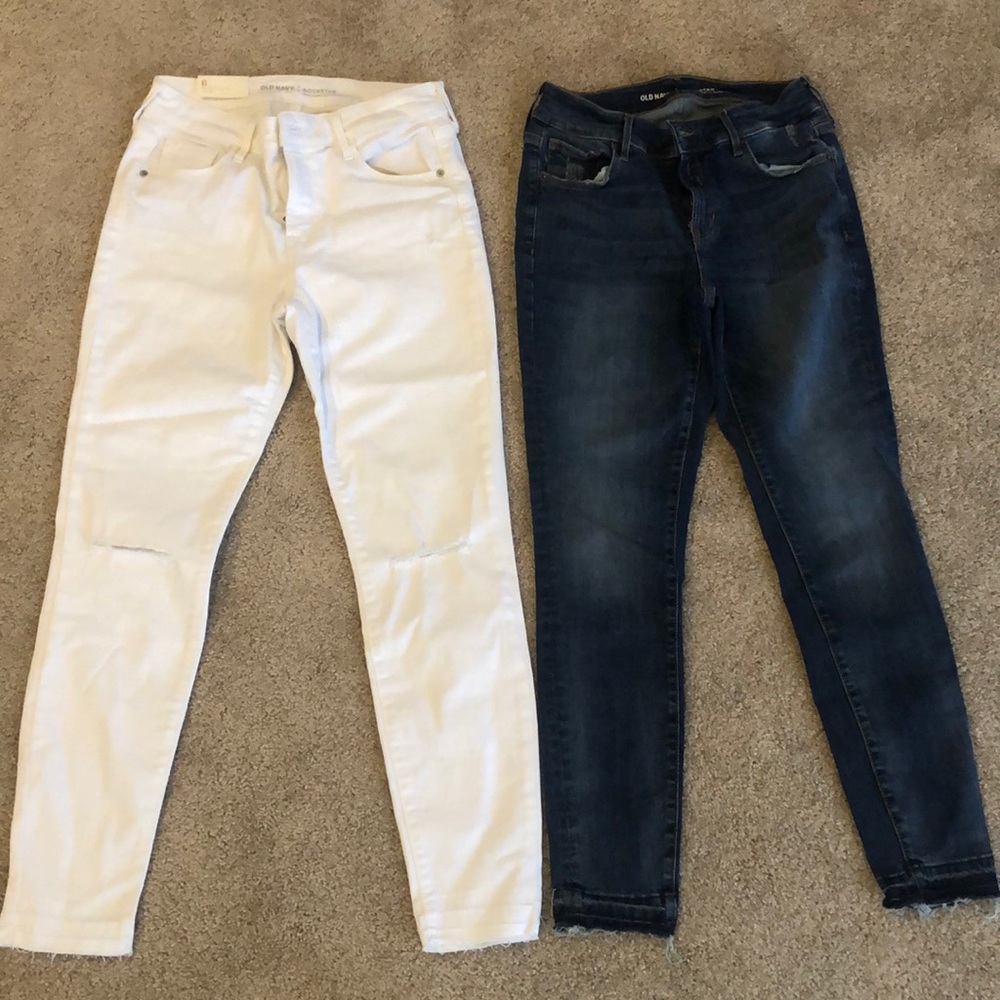 NEW Old Navy Rockstar Built In Sculpt Jeans size 6